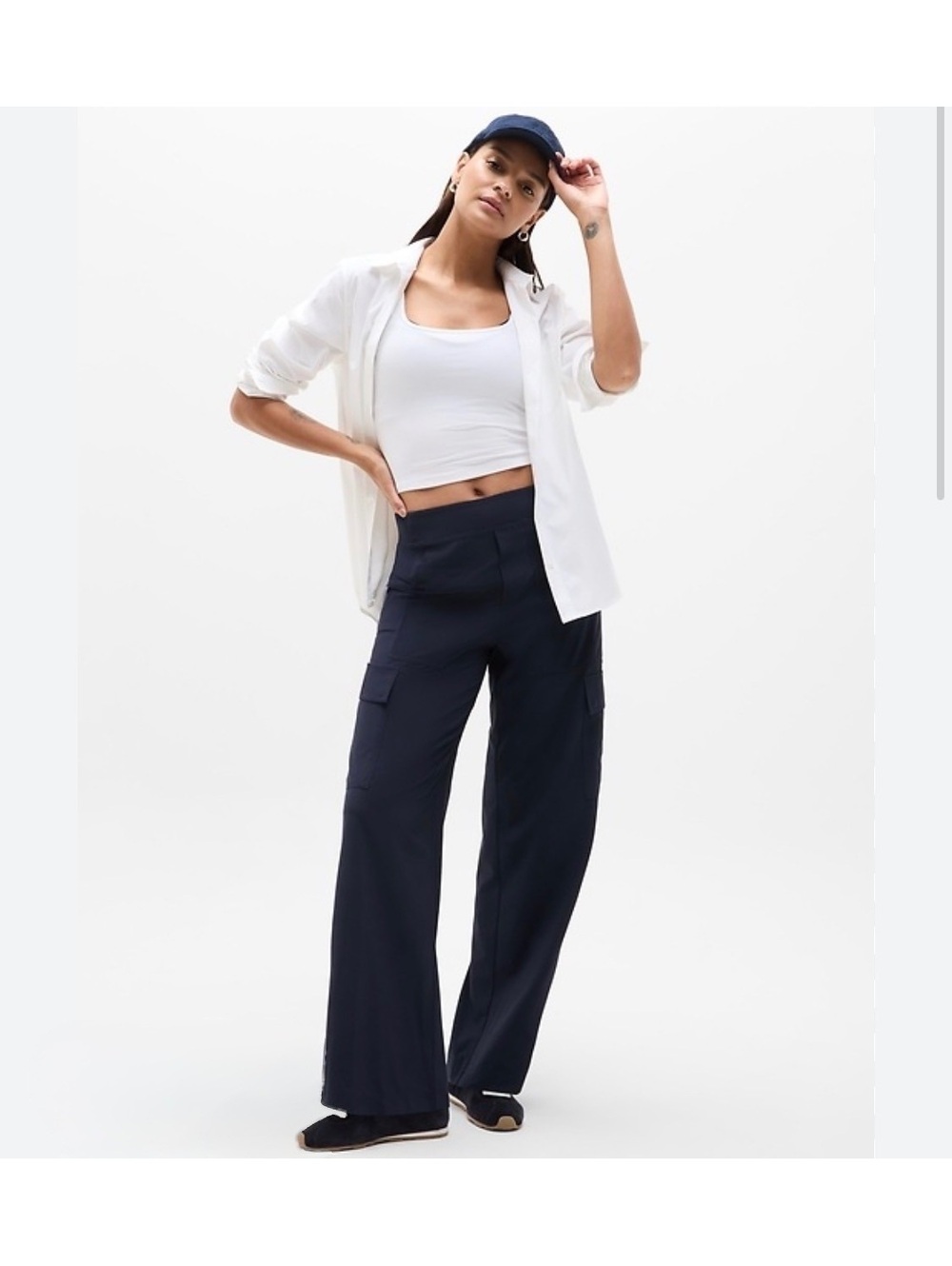 NWT Athleta Brooklyn Heights Cargo Pants size 12